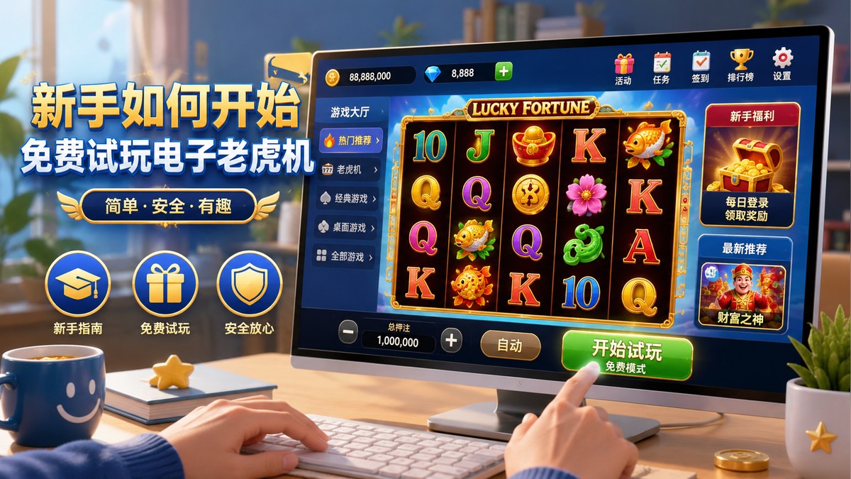 电子老虎机怎么玩:新手先看赔付表、符号和免费旋转