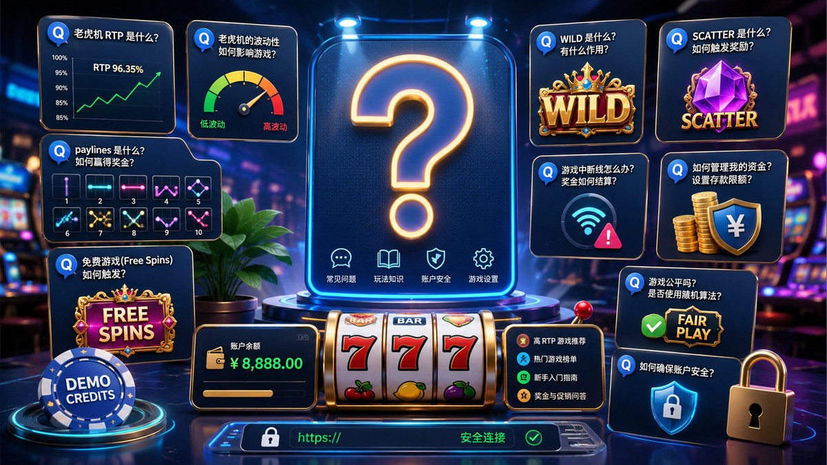 老虎机 FAQ：新手最常问的 20 个问题